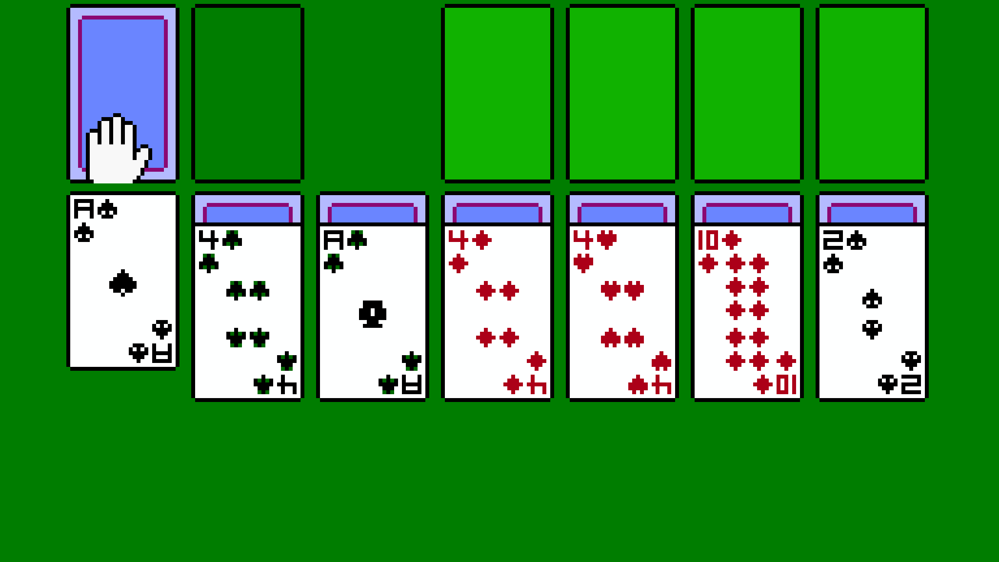 Super Stack Solitaire klondike mode