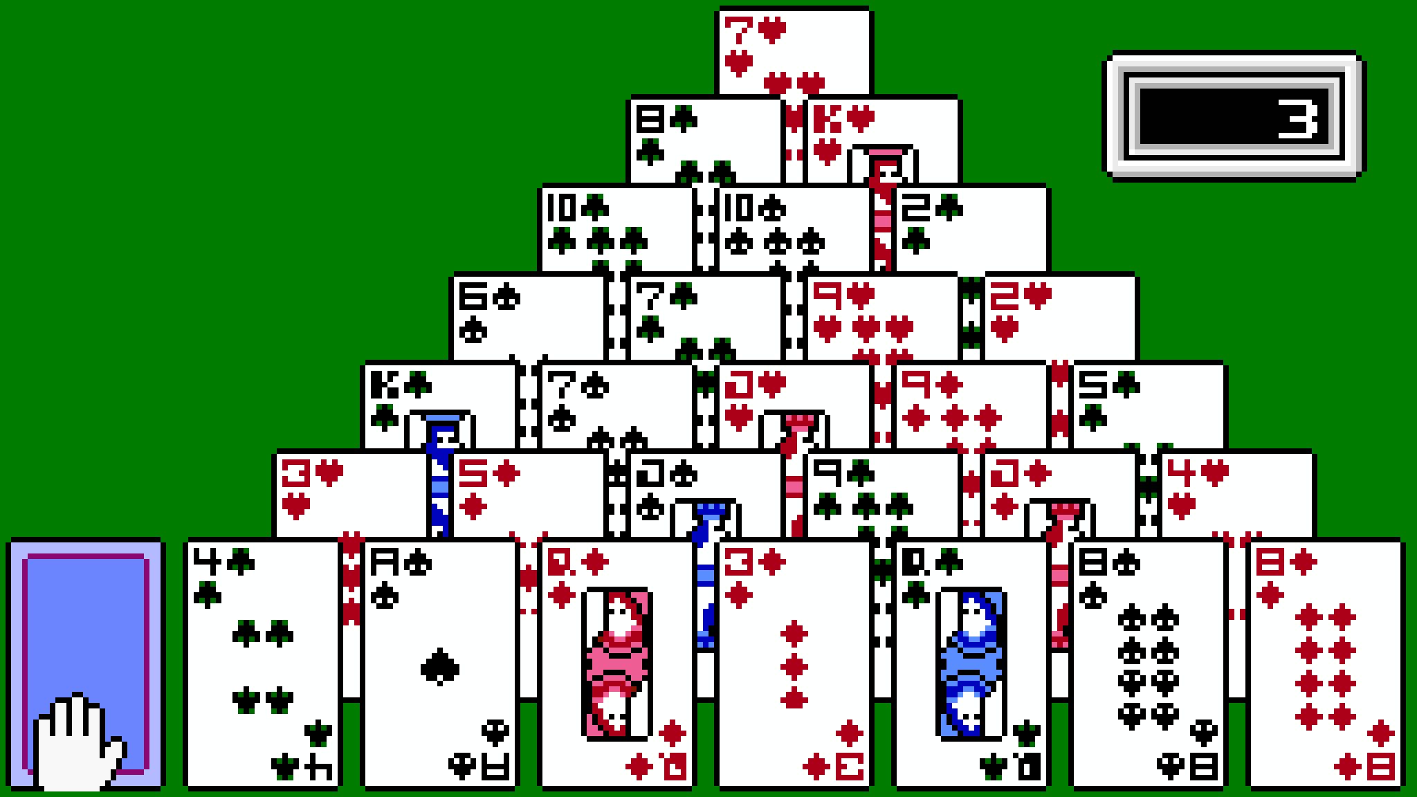 Super Stack Solitaire pyramid mode